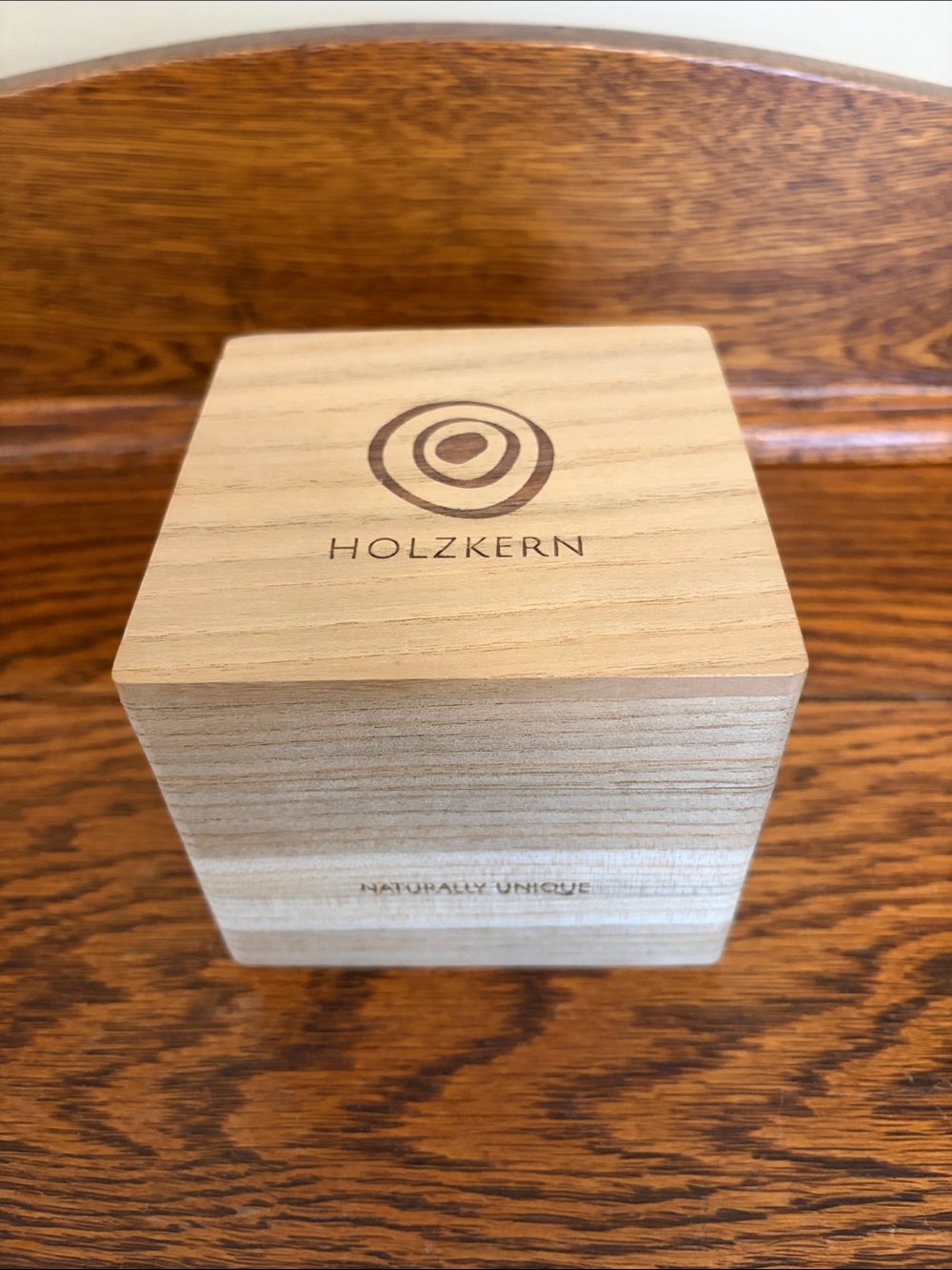 Natural Wood Holzkern Watch Box - Light Wood